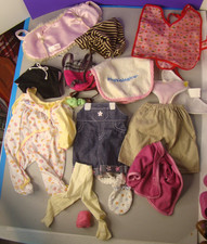 Our Generation  Others Doll Clothing Accessories Lot Of 15 pants bib pink brown