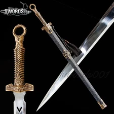 39" Chinese Han Dynasty Jian High Manganese Steel Sharp Blade  Kung Fu Sword