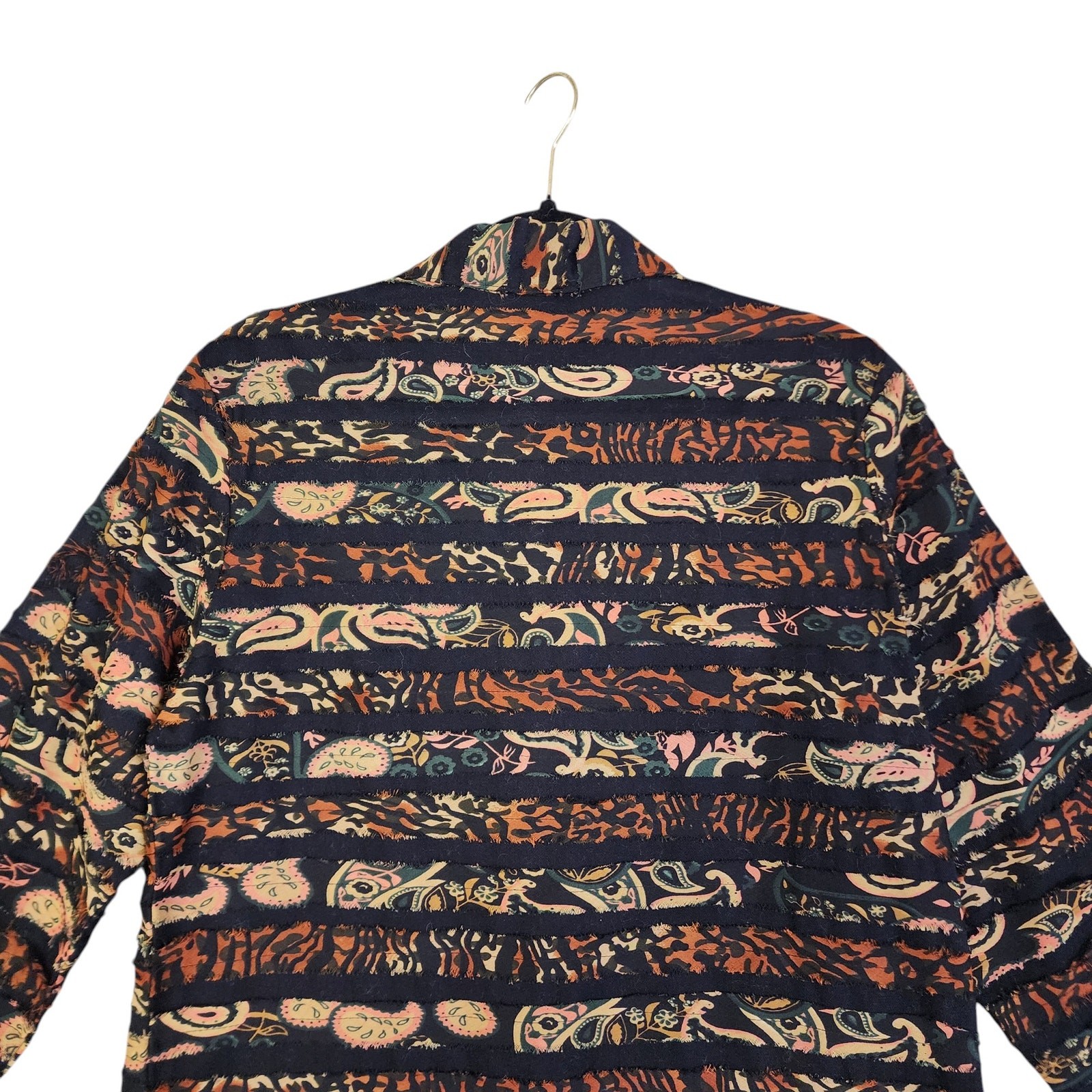 Choices Womens Vintage Patchwork Button Down Shac… - image 7