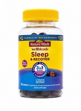 Nature Made Wellblends Sleep  Recover Gummies Melatonin 3mg 30 Count Sleep Aid