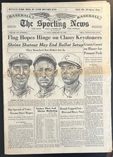 1960 The Sporting News-Eppa Rixey Reds Sam Rice Senators Edd Roush Reds
