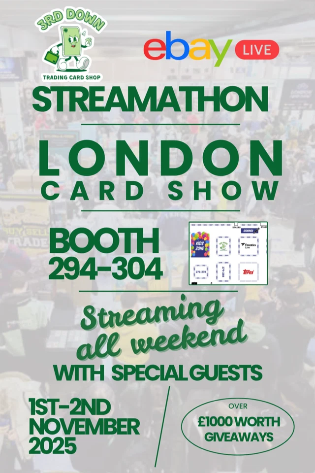 FOOTBALL MOSAIC H2 BREAK WITH GIVEAWAYS - LONDON CARD SHOW STREAMATHON