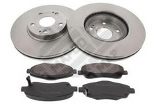 MAPCO Bremsenset Vorne Bremsscheiben Beläge Satz für TOYOTA AVENSIS Kombi (T25)