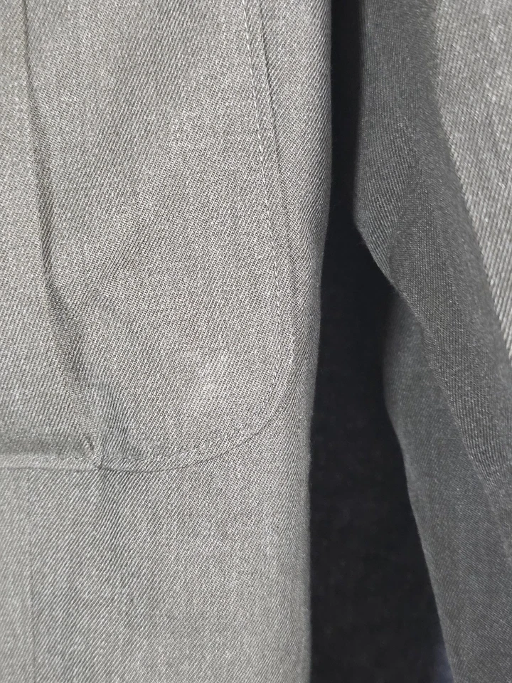 Abrigo de vestir de servicio USMC de colección para hombre 41XL verde gabardina personal sargento uniforme años 90 Foto 4 de 4