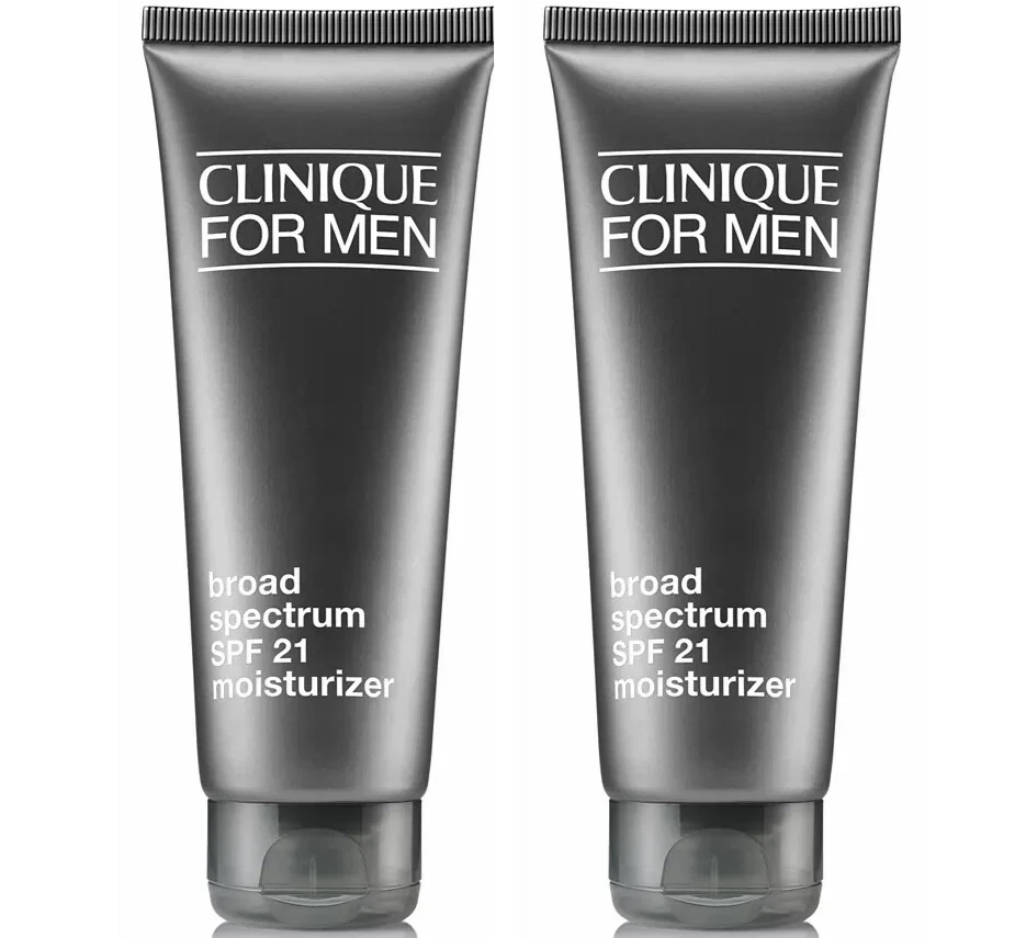 2 x Clinique for Men Broad Spectrum SPF 21 Moisturizer 3.4oz/100ml