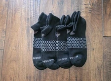 Bombas Socks Unisex Ankle Size LARGE (Men's 9-13, Women's 11-14) 4 Pairs