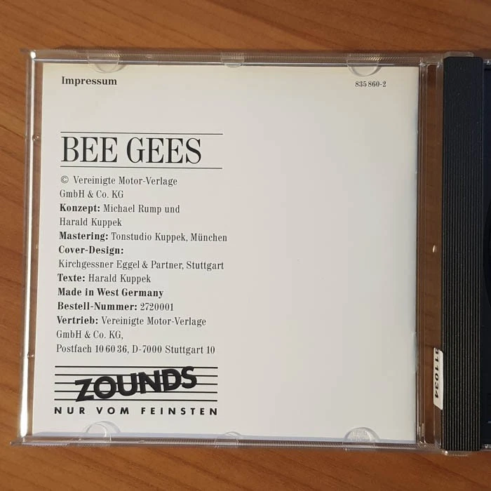 BEE GEES best - staying alive EX/EX (CD Album, Pop, Zounds) - Bild 2 von 4