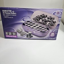 Hot Shot Tools Helen of Troy Hairsetter 20 Flocked Hot Rollers w/Clips 510352