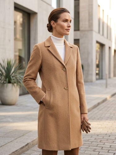 Jil Sander, Vtg 90s Jil Sander Camel Hair Coat 36 Archival 90s Sun Frere Made In Italy Rare