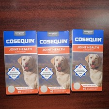 3 Cosequin Maximum Strength Plus MSM  HA Joint Health Supplement 60 X3 180Tabs