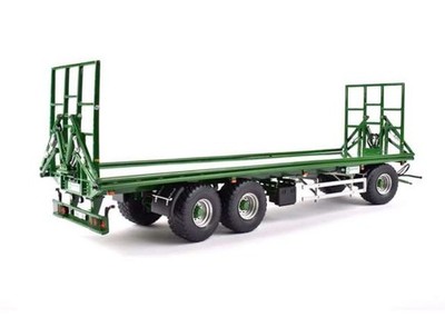 AT-COLLECTION, Ballentransporter KROGER Agroliner PWO 24 grün 2+1 Achsen, 1/3...