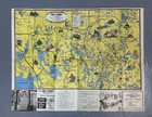 1961 BIG FORK Itasca County MINNESOTA Brochure PICTORIAL MAP Vintage Travel — photo 1