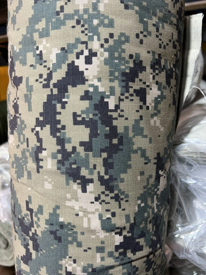 Camuflagem digital verde NYCO RIPSTOP TECIDO DE CAMUFLAGEM MILITAR BDU 65" - Imagem 2 de 2