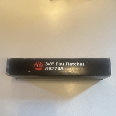 MAC Tools 3/8  Drive Flat Ratchet AR778A New In Box