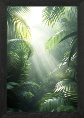 Tropischer Regenwald Gerahmtes Wandbild Poster Leinwanddruck Bild