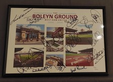 West Ham United Boleyn Ground Autographed Framed Print