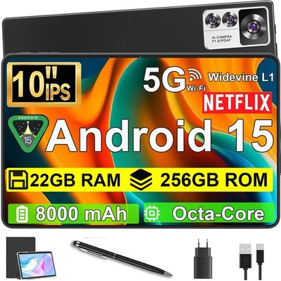 2025 Neu Gaming PAD Tablet 22GB RAM 256GB ROM Android 15 Tablet 1920*1200 3.5mm
