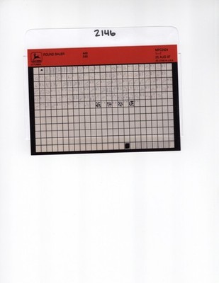 John Deere 446 546 Round Baler Parts Catalog Microfiche Manual MPC2524