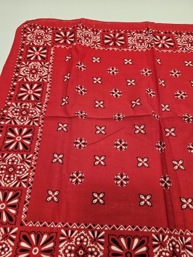 Vintage TOWER rotes Bandana farbecht RN 13960 alle Baumwolle USA - Bild 4 von 6
