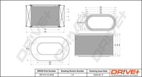 Dr!Ve+ DP1110.10.0238 Luftfilter FüR Mitsubishi