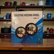 6" Twisted Wire Cup Brush Weeding Wheel – Rust Removal & Derusting Tool NEW