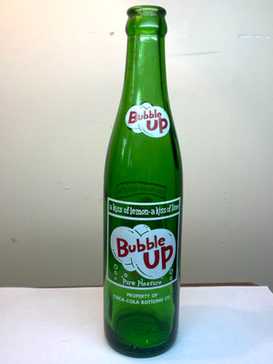 Vintage BUBBLE UP Soda BOTTLE 10oz ACL Property of COCA COLA Excellent condition