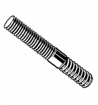 Hard-To-Find Fastener Double-Ended Automotive Studs, Durable Zinc-Plated Stee...
