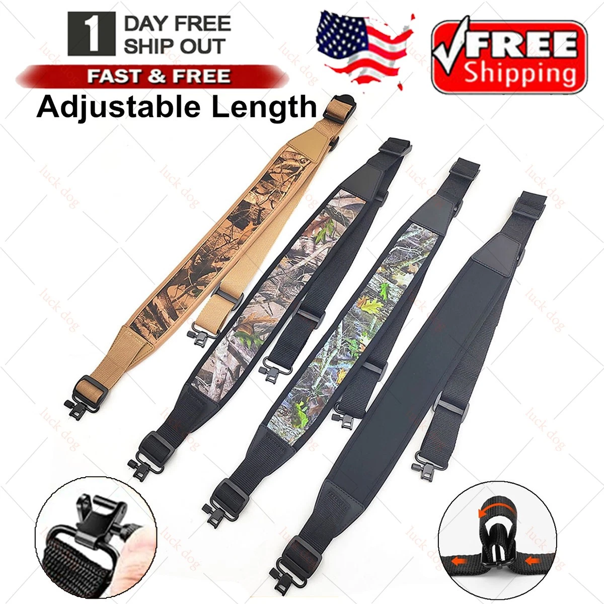 Tactical Gun Sling Shoulder Strap Rope Outdoor Airsoft Rifle - View #11