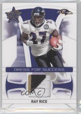 2008 Leaf Rookies & Stars Dress For Success Prime 14/25 Ray Rice #DS-17 0f8