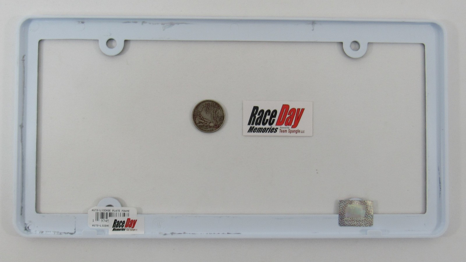 Indianapolis Motor Speedway Plastic License Plate Frame IMS W,W&F All Over Print