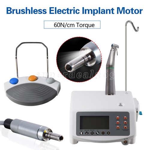 Sistema motore impianto dentale chirurgico brushless/touch screen con manipolo 20:1 CE - Foto 5 di 24