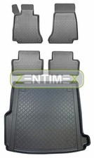 Z330489 SET Kofferraumwanne Gummifußmatten für Mercedes E-Klasse 2WD Hinterradan