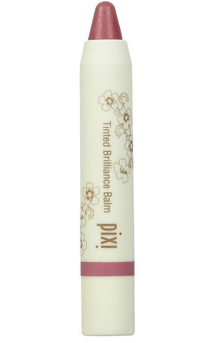 2X Pixi by Petra Tinted Brilliance Balm Lipstick Lip Gloss No. 6 Baby Bare *FLAW - Picture 2 of 6