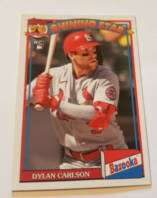 2021 Topps Archives - Dylan Carlson - Cardinals - Topps 1991 Bazooka - RC 