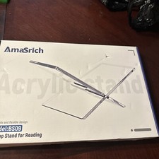 Amasrich Collapsible Flexible Desktop Stand For Reading Acrylic