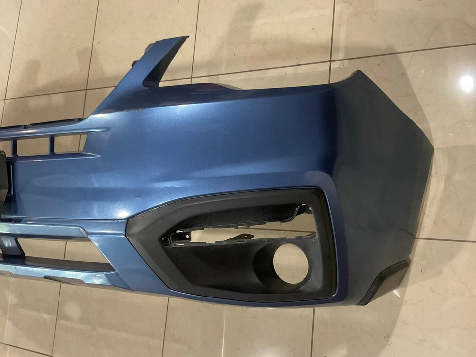 Front Bumper Cover Blue Subaru Forester 2.5i Premium 2017 2018 577045G030 OEM - Image 4 of 4
