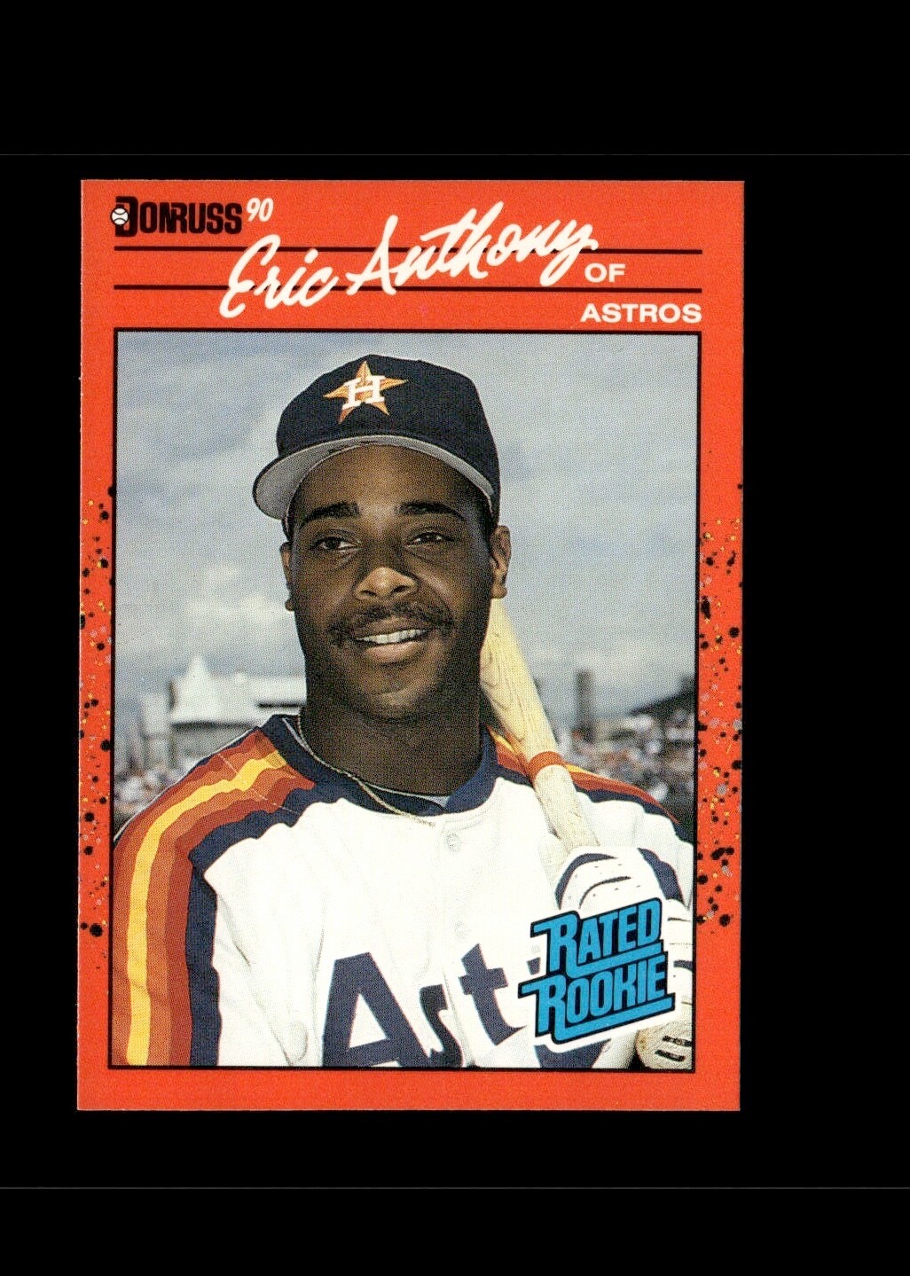 1990 Donruss - Rated Rookie #34 Eric Anthony (RC)
