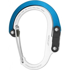HEROCLIP Carabiner Clip Hook Large for Camping, Backpack, Organization Blue