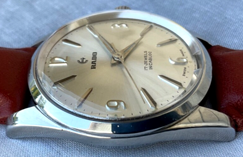Vintage Rado 11726 Water Sealed Watch S/S Swiss Manual Fresh Service AS 1712 34m - Picture 9 of 10