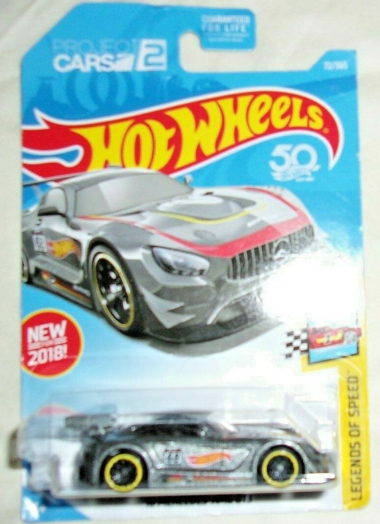 Hot Wheels '16 Mercedes AMG GT3 #072 HW '18 Legends of Speed