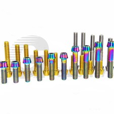 M8 Titanium Bolt Taper Cone Allen Head 15 20 25 30 35 40 45 50mm GR5 Ti CNC 1.25