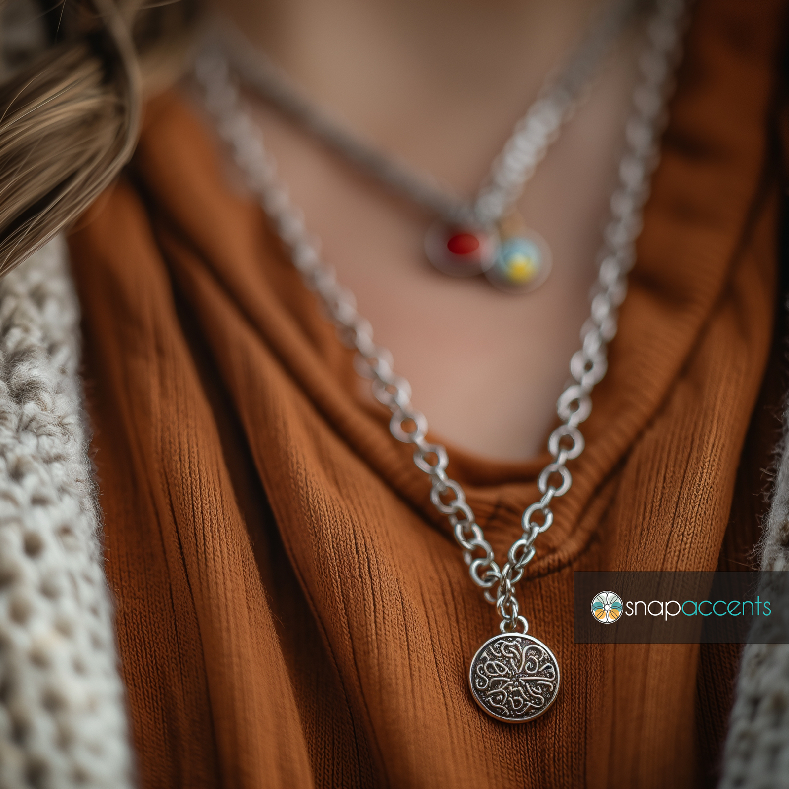 Snap Jewelry Cross Faith 18MM Ginger Charm Button Fits Snap Necklaces, Bracelets