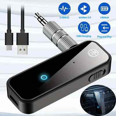 Bluetooth 5.0 Transmitter Empfänger Sender 2-in-1 Aux,Audio Adapter TV 10