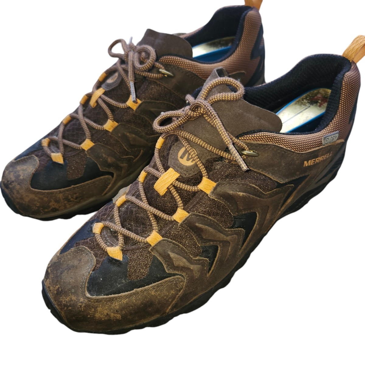 Merrell Bitter Root Mens Hiking Trail Shoes Dry Waterproof  display picture 3