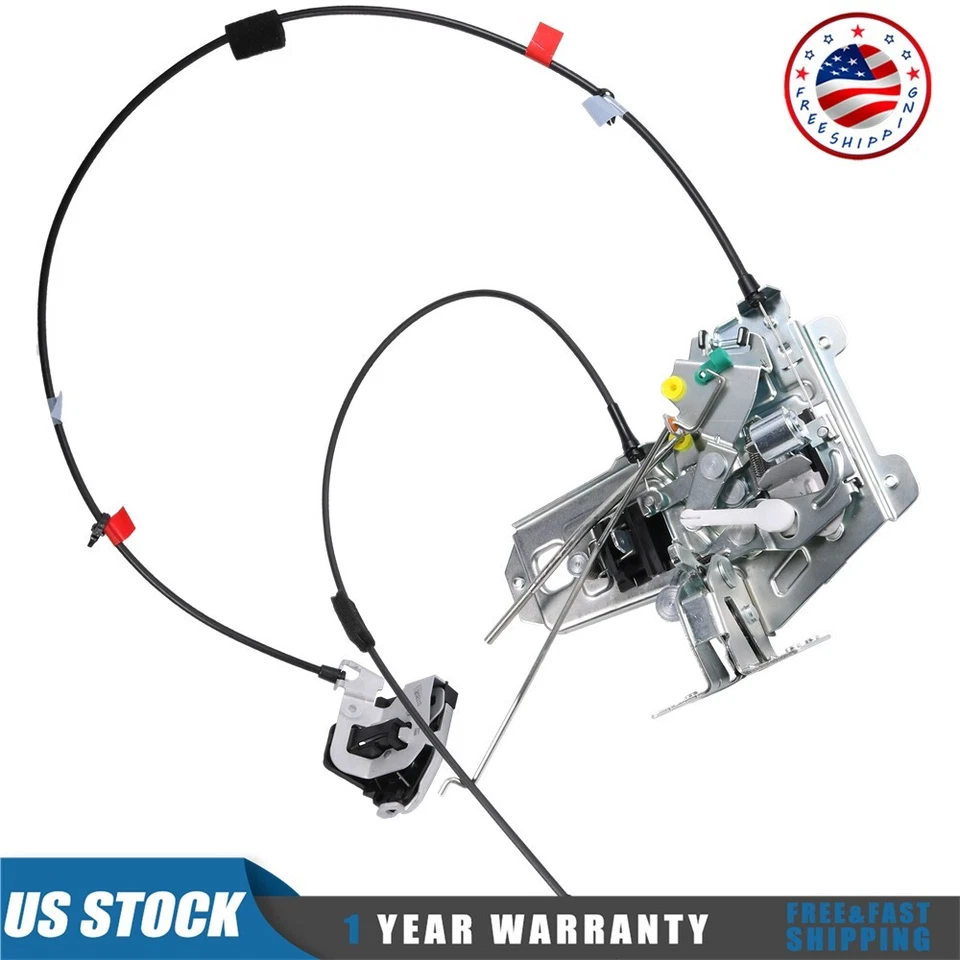 Conjunto de pestillo de puerta corredera derecha NUEVO para Ford E150 E250 E350 1992-2019 con cable Foto 3 de 4