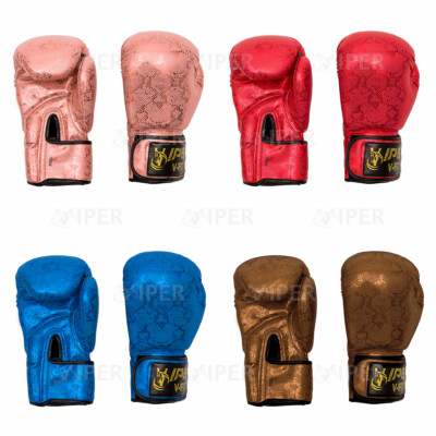 Viper Boxhandschuhe Profi Leder Sparring Boxen Boxsack Handschuhe MMA 