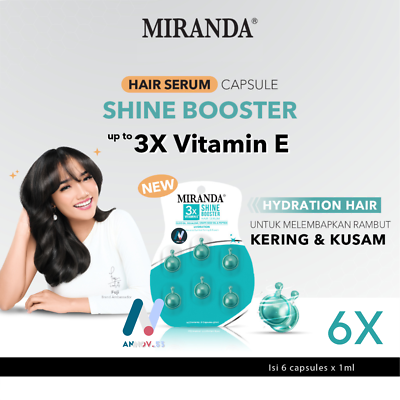 MIRANDA Hair Serum Shine Booster Moist Nourish Hydrating