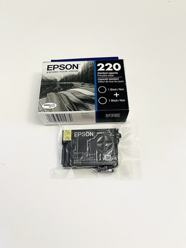 EPSON 220 PRINTER INK BLACK 2 Cartridges And 1 Magenta