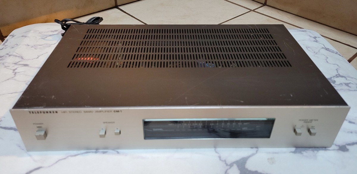 Ampli Stéréo Telefunken STM1 - Rare Amplificateur De Puissance Hifi - STM 1 - Occasion Vérifiée