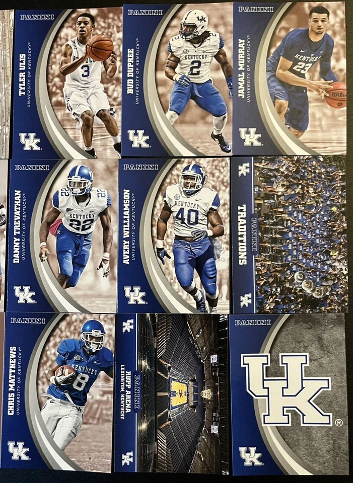 (Lote de 49) Juego completo de 49 cartas Panini Collegiate Kentucky Wildcats 2016 Foto 2 de 4